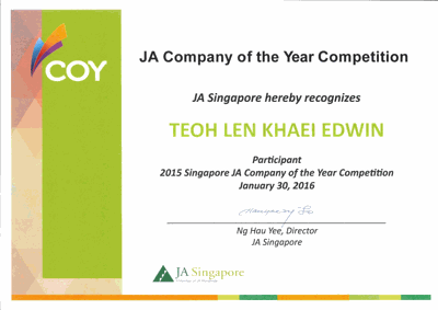 JA - Company of the Year Competition 2016